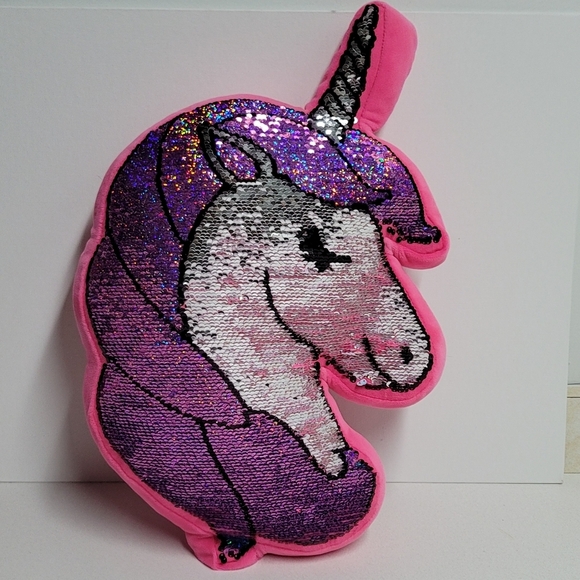 🌼Girls🌼Justice unicorn flip sequin pillow - Picture 10 of 12